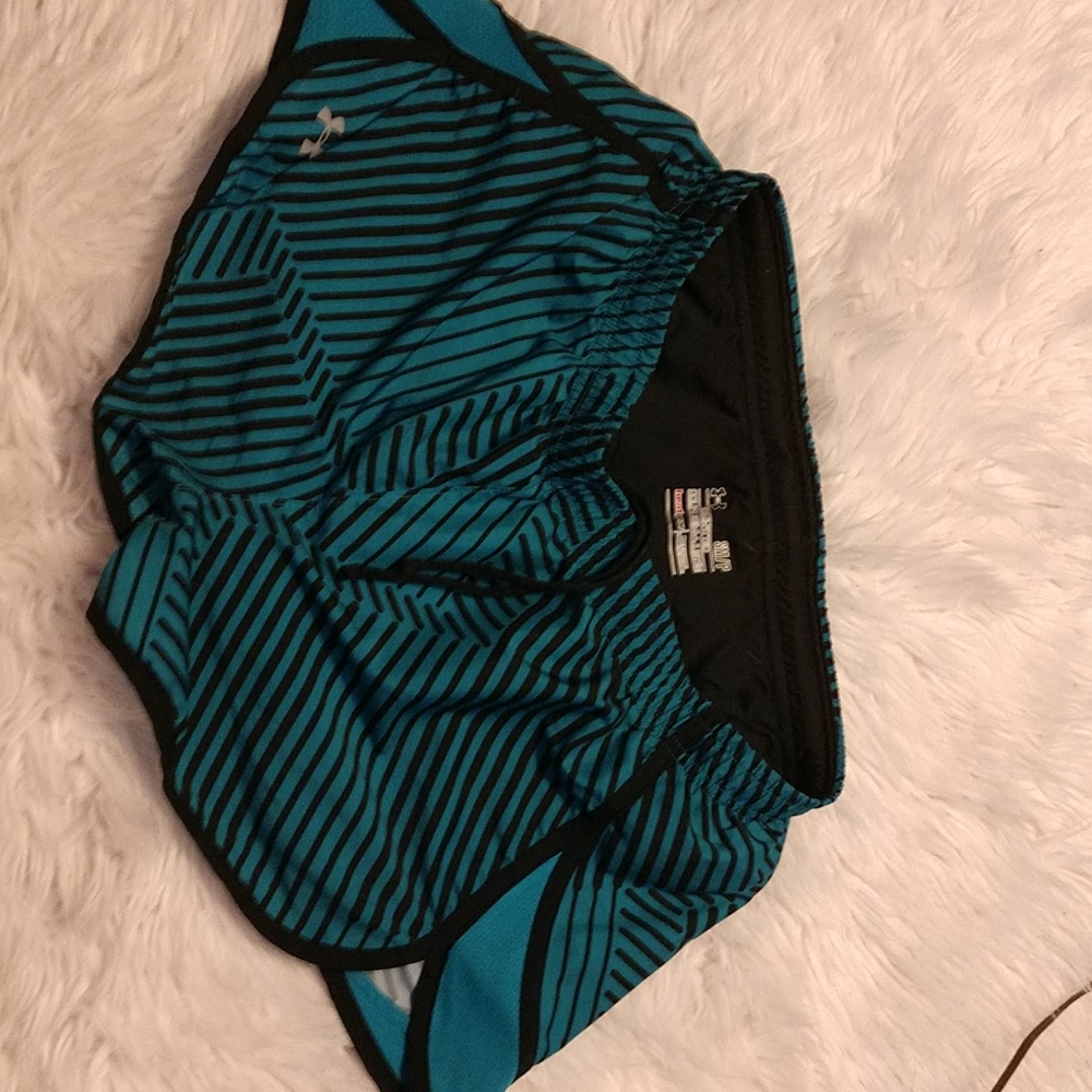 Under Armour run shorts with bloomers and key hold